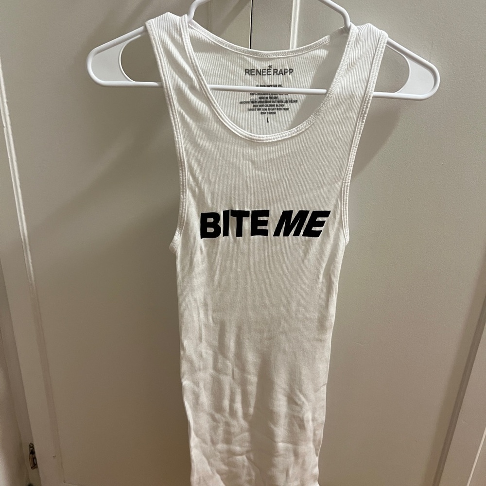 new reneé rapp bite me tour merch tank top